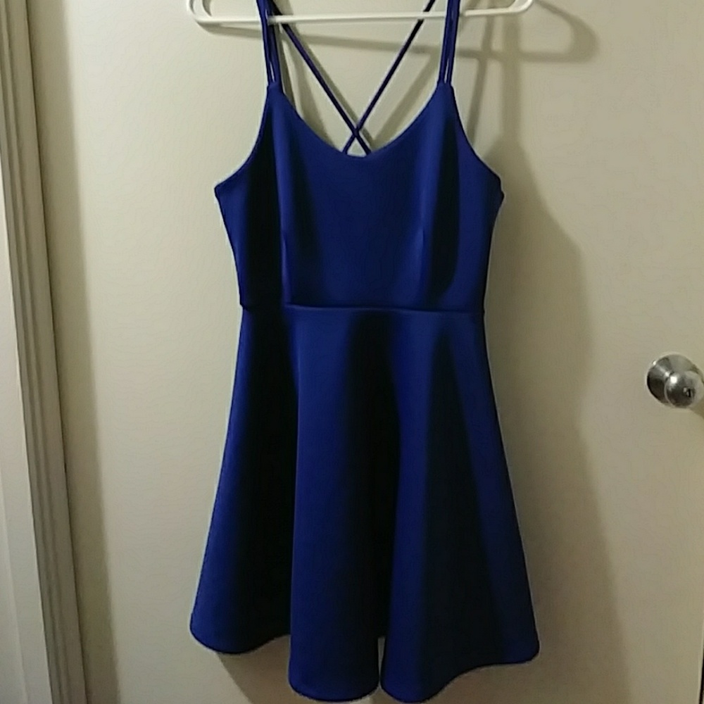 Gorgeous blue strap dress